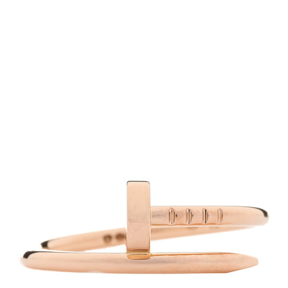 Cartier 18K Pink Gold Small Juste Un Clou Ring 54 7 1 of 6