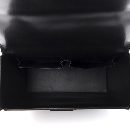 Hermes Chevre Chamkila Cinhetic Boxy Top Handle Bag Black 5 of 10