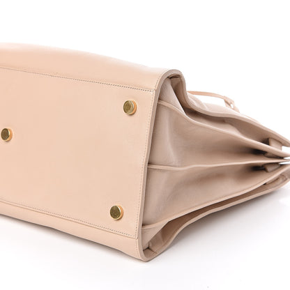 Saint Laurent Calfskin Large Sac de Jour Carryall Nude Powder 10 of 11