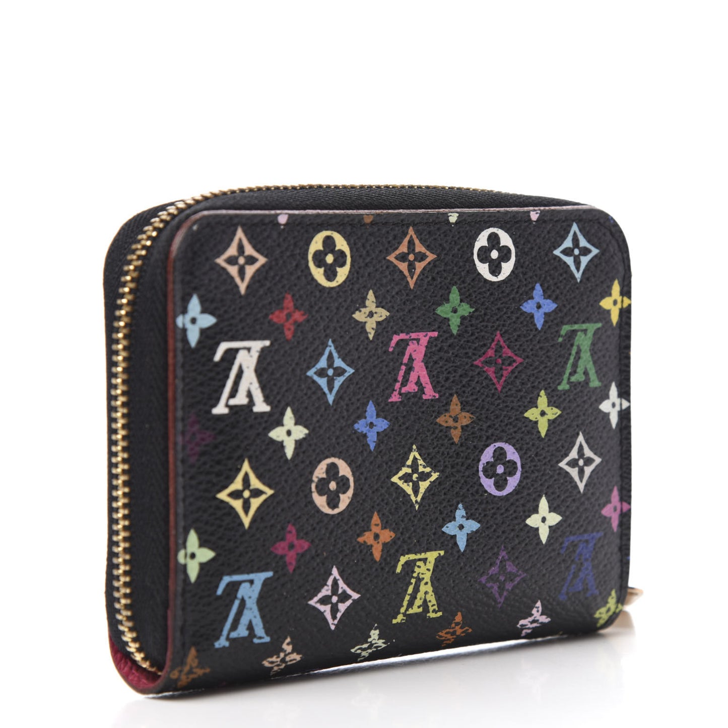 Monogram Multicolor Zippy Coin Purse Black Grenade