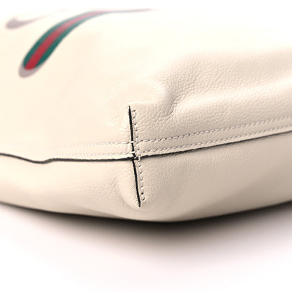 Gucci Calfskin Mens Logo Tote White 7 of 9