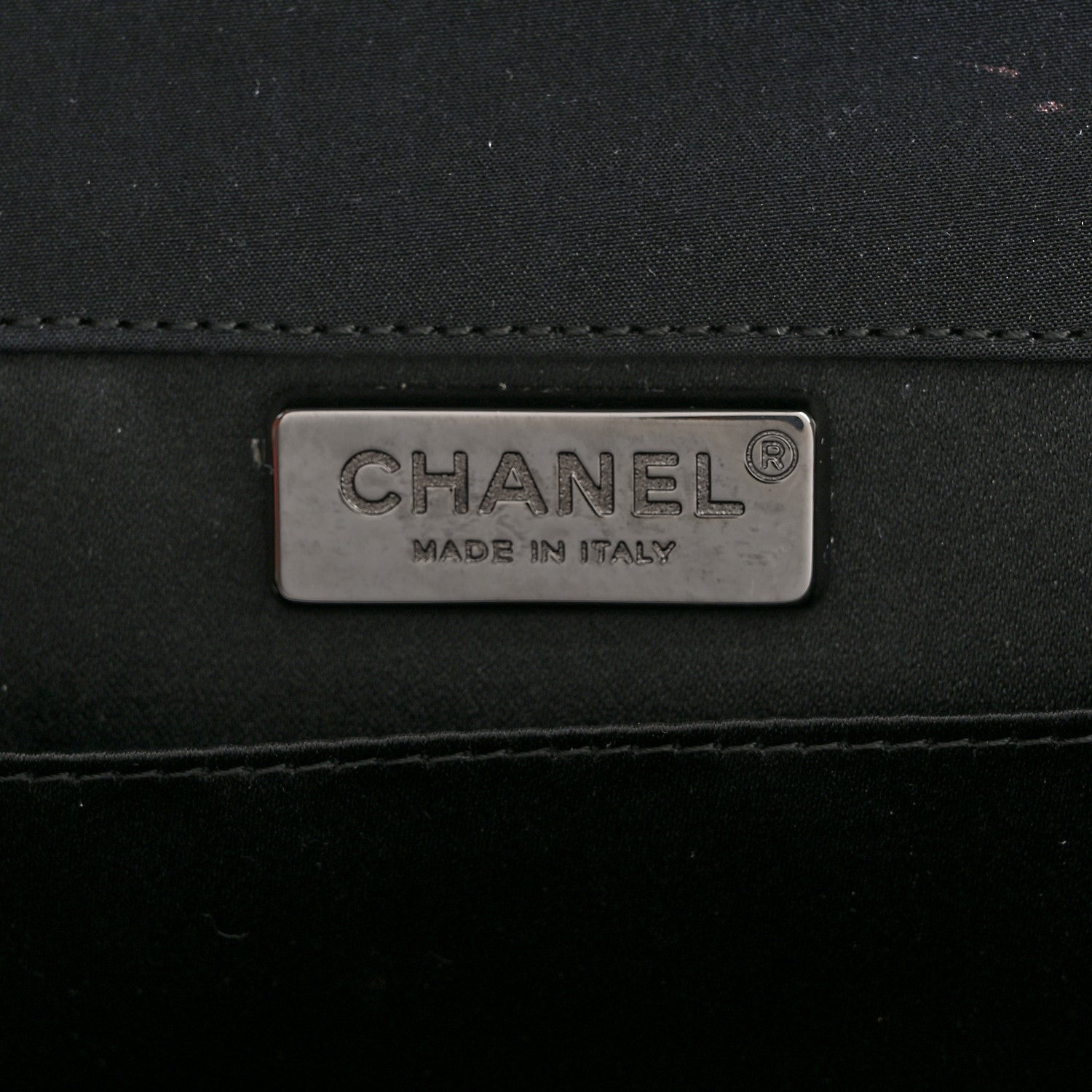 Chanel Satin Ribbon Bow Clutch Black 6 of 20