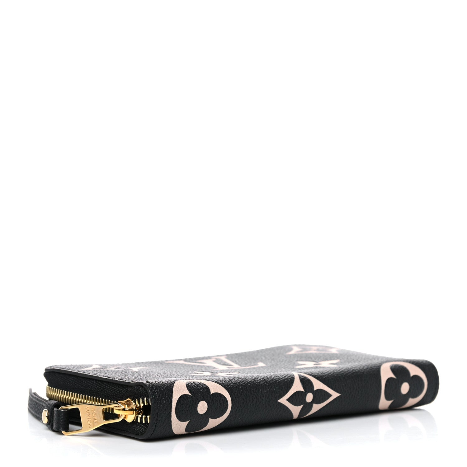 Louis Vuitton Empreinte Monogram Giant Zippy Wallet Black Beige 4 of 8