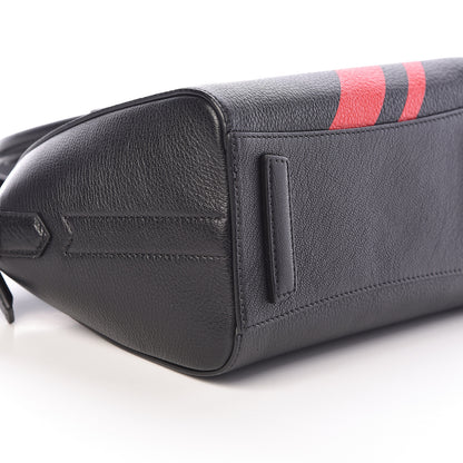 Givenchy Sugar Goatskin Striped Mini Antigona Black 9 of 10