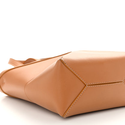 Loewe Shiny Calfskin Mini Puzzle Fold Tote Warm Desert 8 of 9