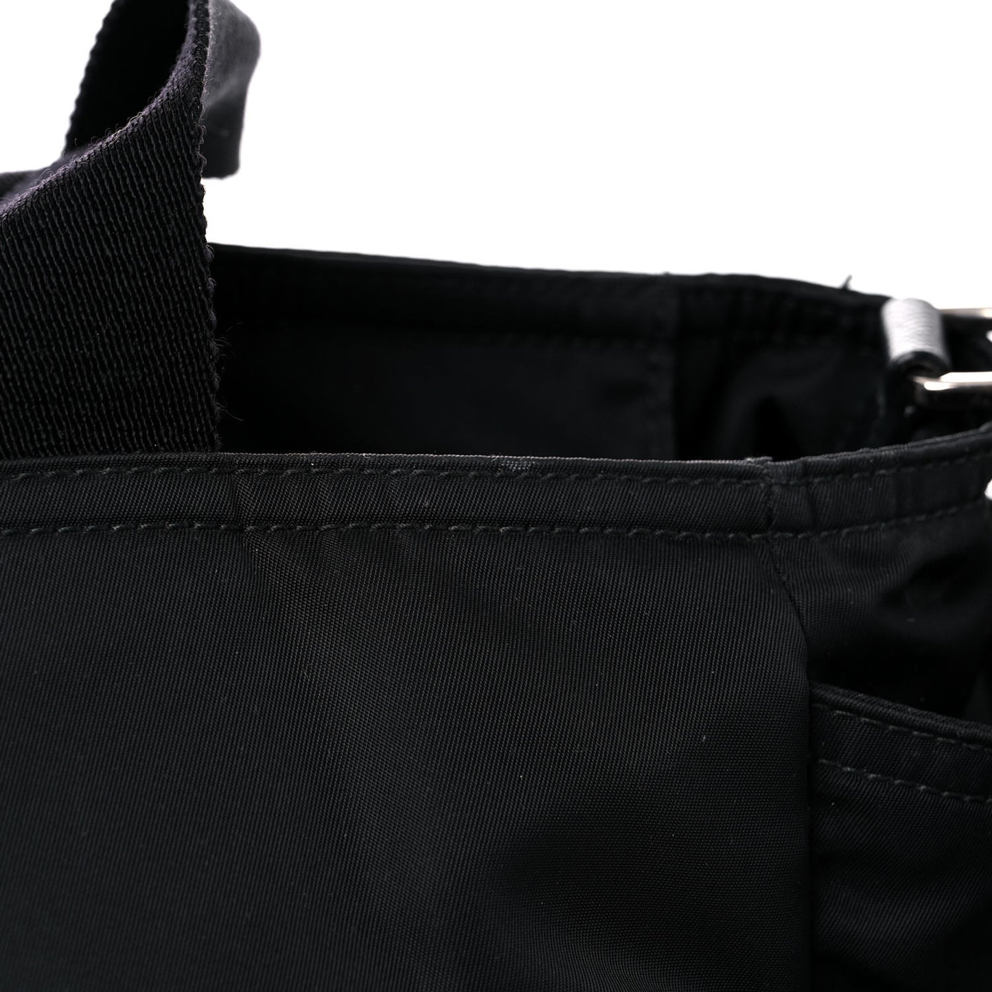 Nylon Vela Baby Bag Black