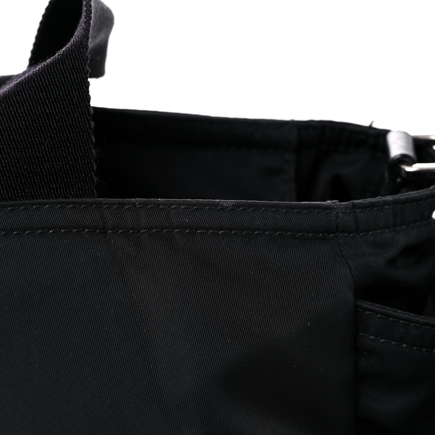 Prada Nylon Vela Baby Bag Black 20 of 21