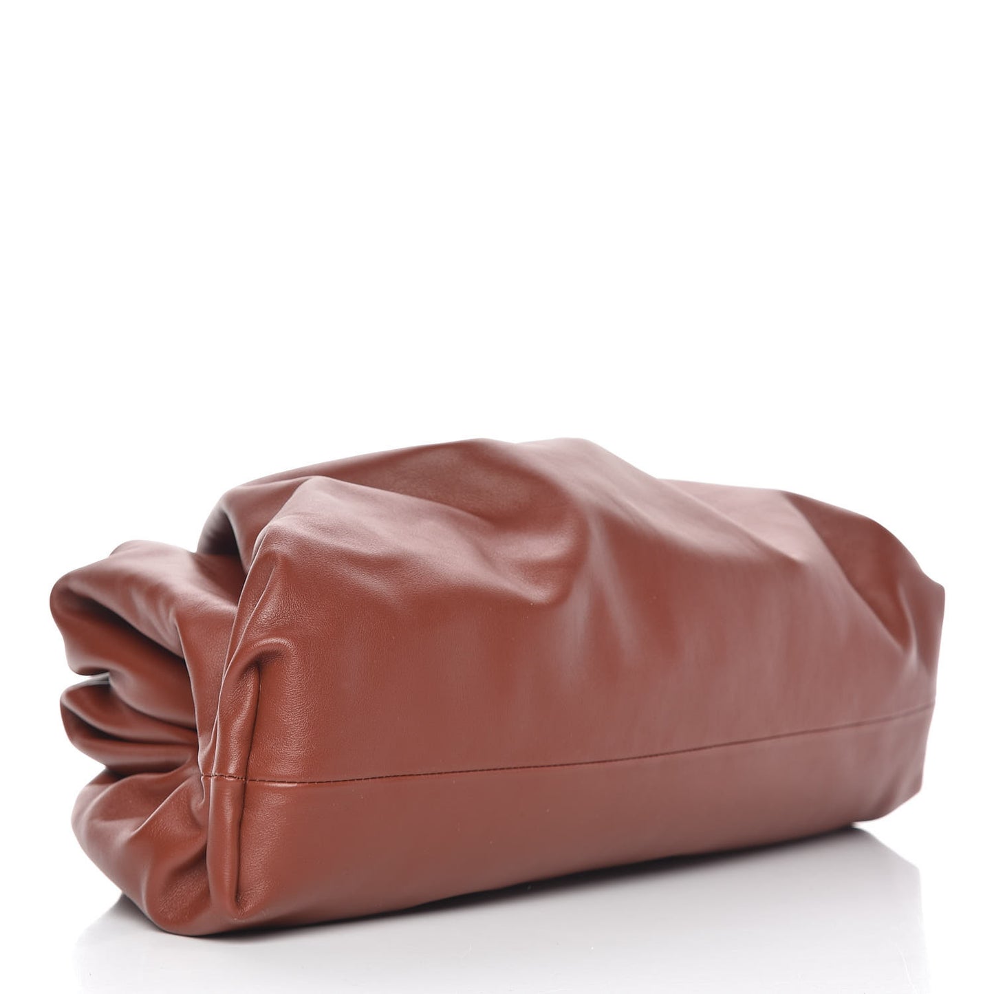 Smooth Butter Calf The Pouch Clutch Rust