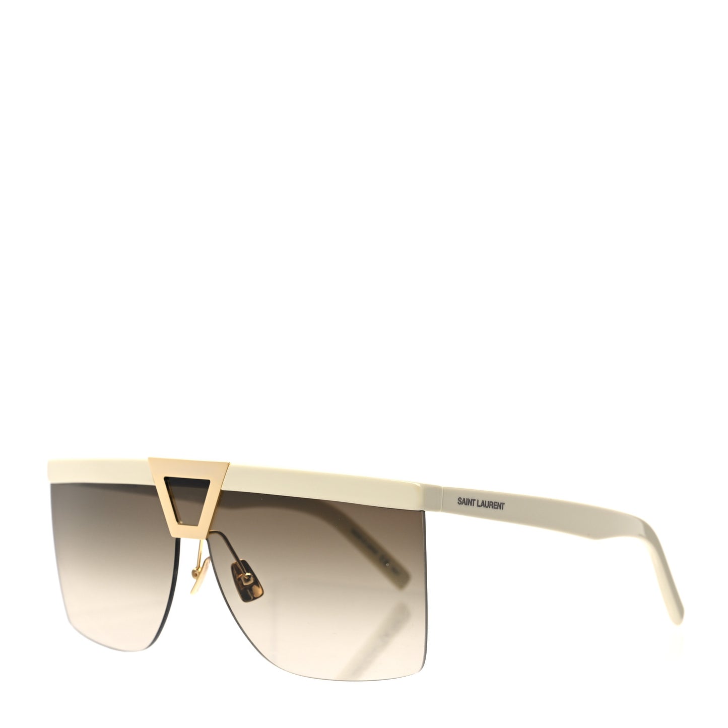 SL 537 Mask Sunglasses White