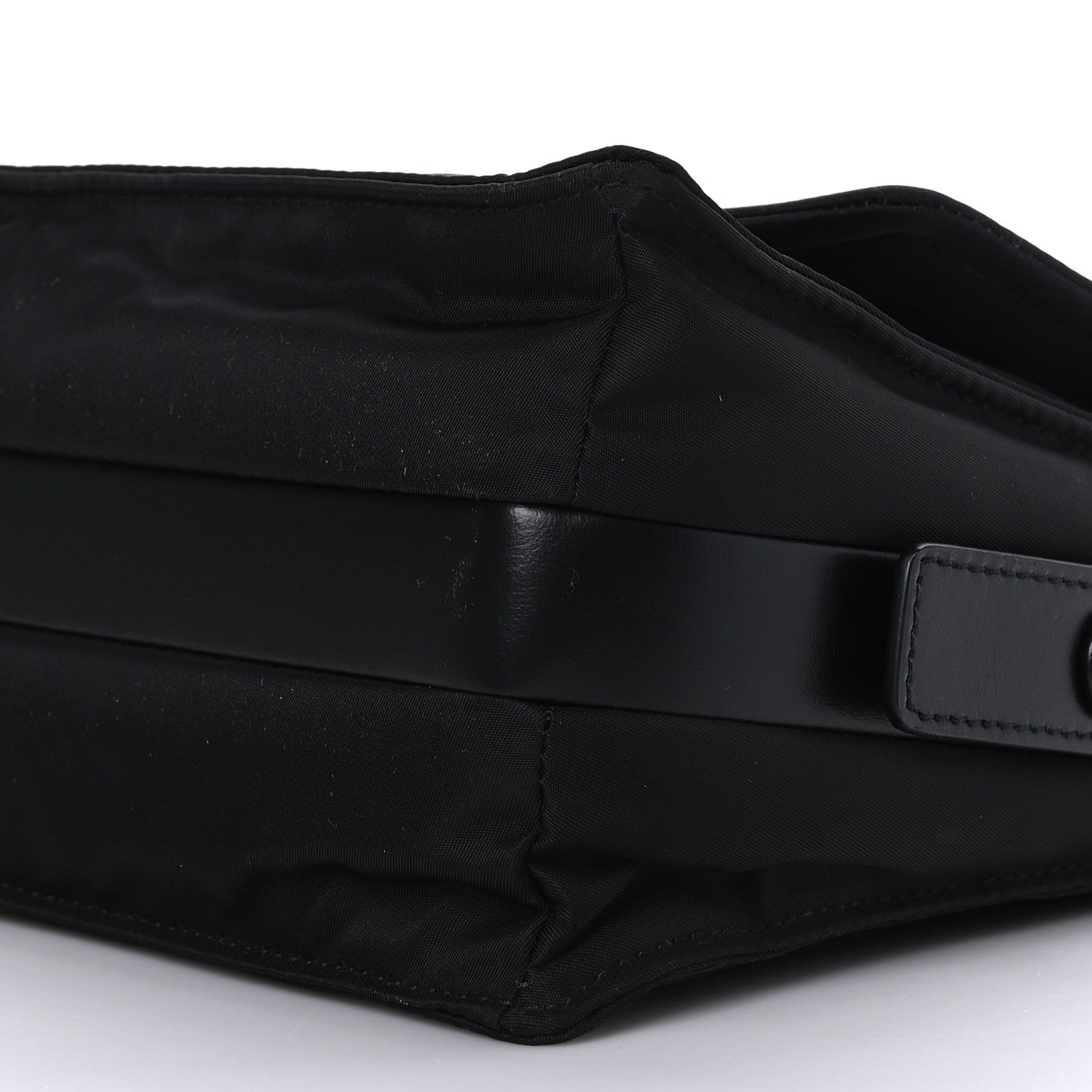 Prada Re-Nylon Vitello Padded Small Flap Shoulder Bag Black 8 of 8