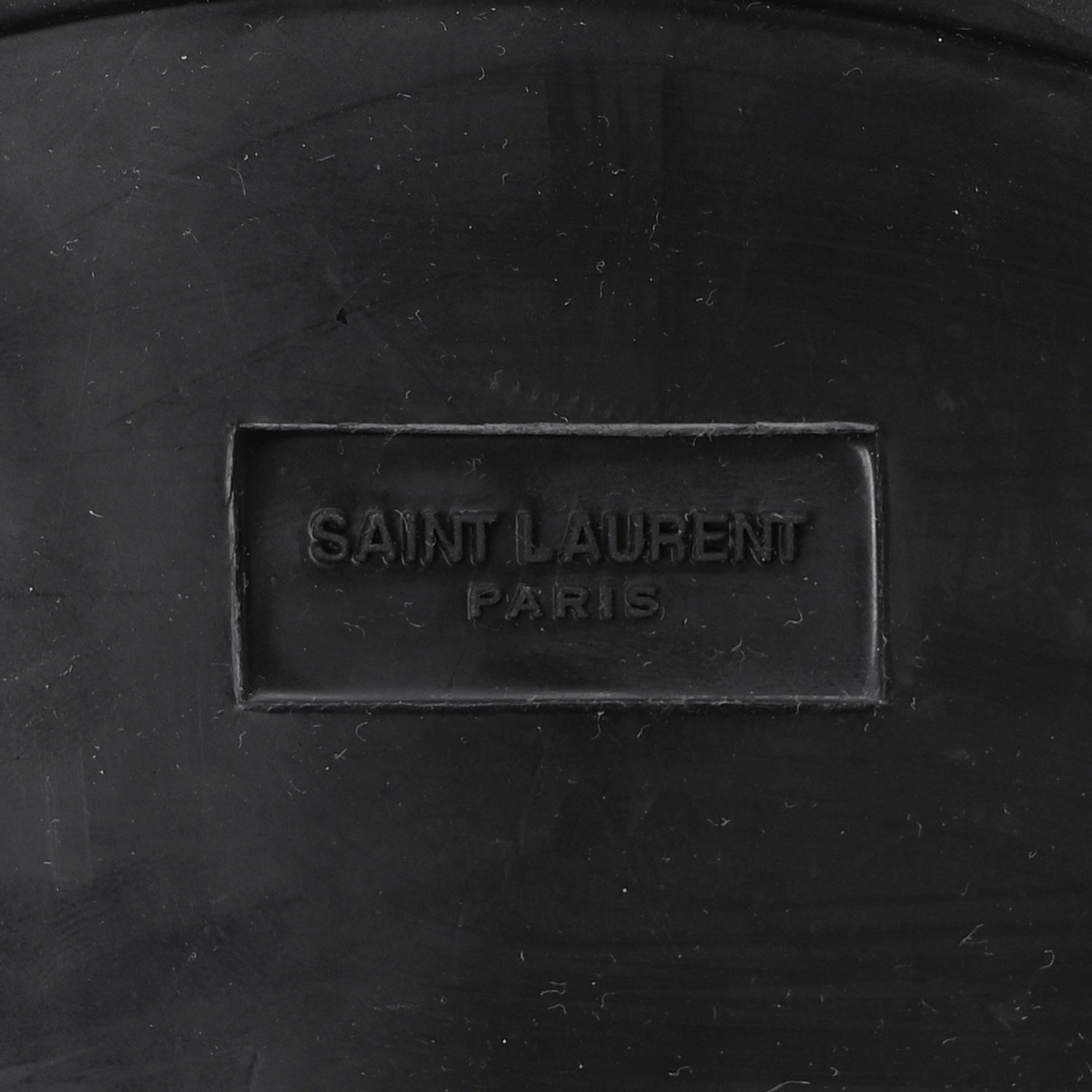 Saint Laurent Glazed Calfskin Mens Master Le Loafer 15 Moccassins 43 Black 7 of 10