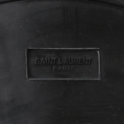 Saint Laurent Glazed Calfskin Mens Master Le Loafer 15 Moccassins 43 Black 7 of 10