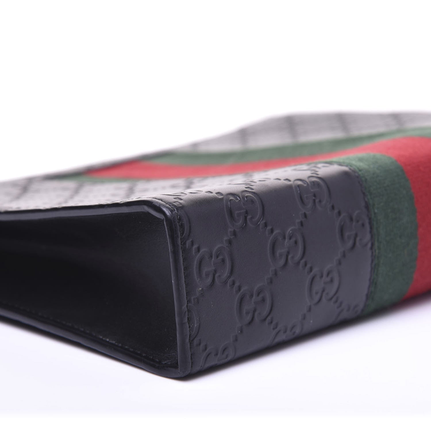 Gucci Guccissima Signature Web New Web Cosmetic Case Black 6 of 13