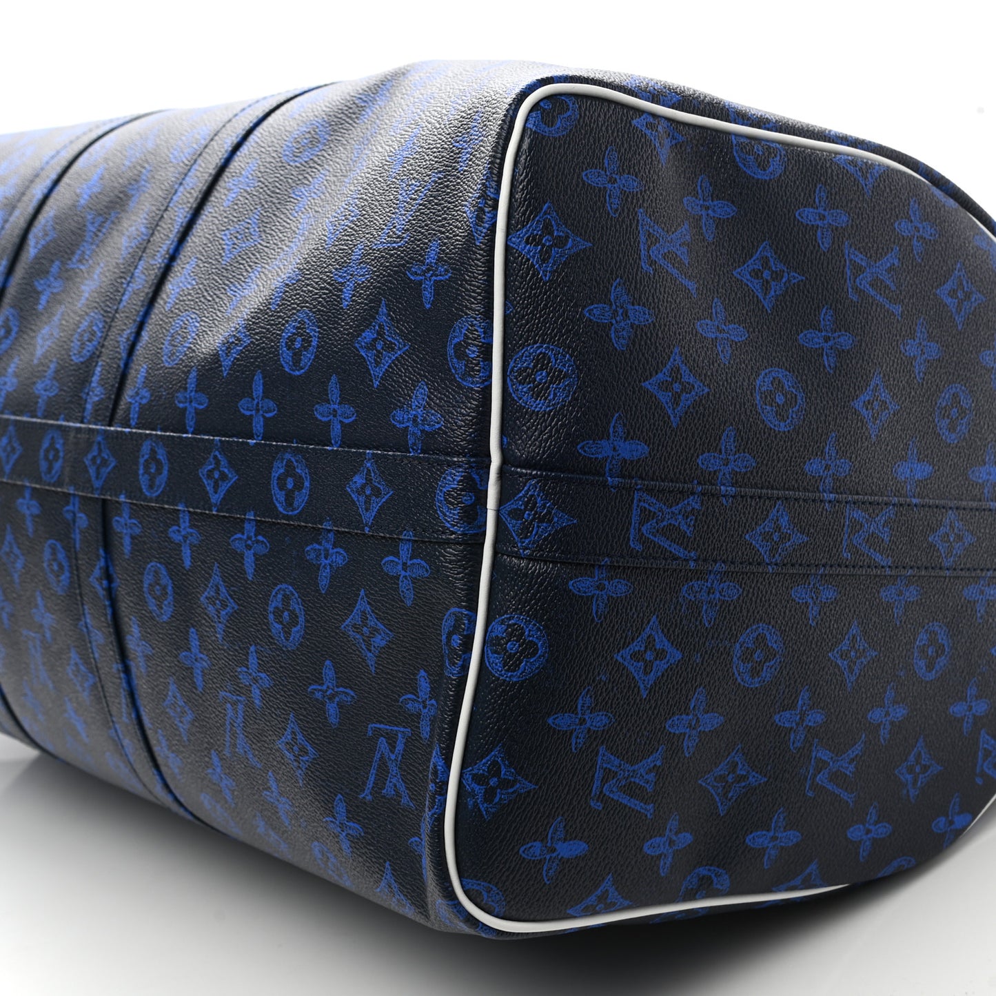 Vintage Monogram Everyday LV Keepall Bandouliere 55 Blue