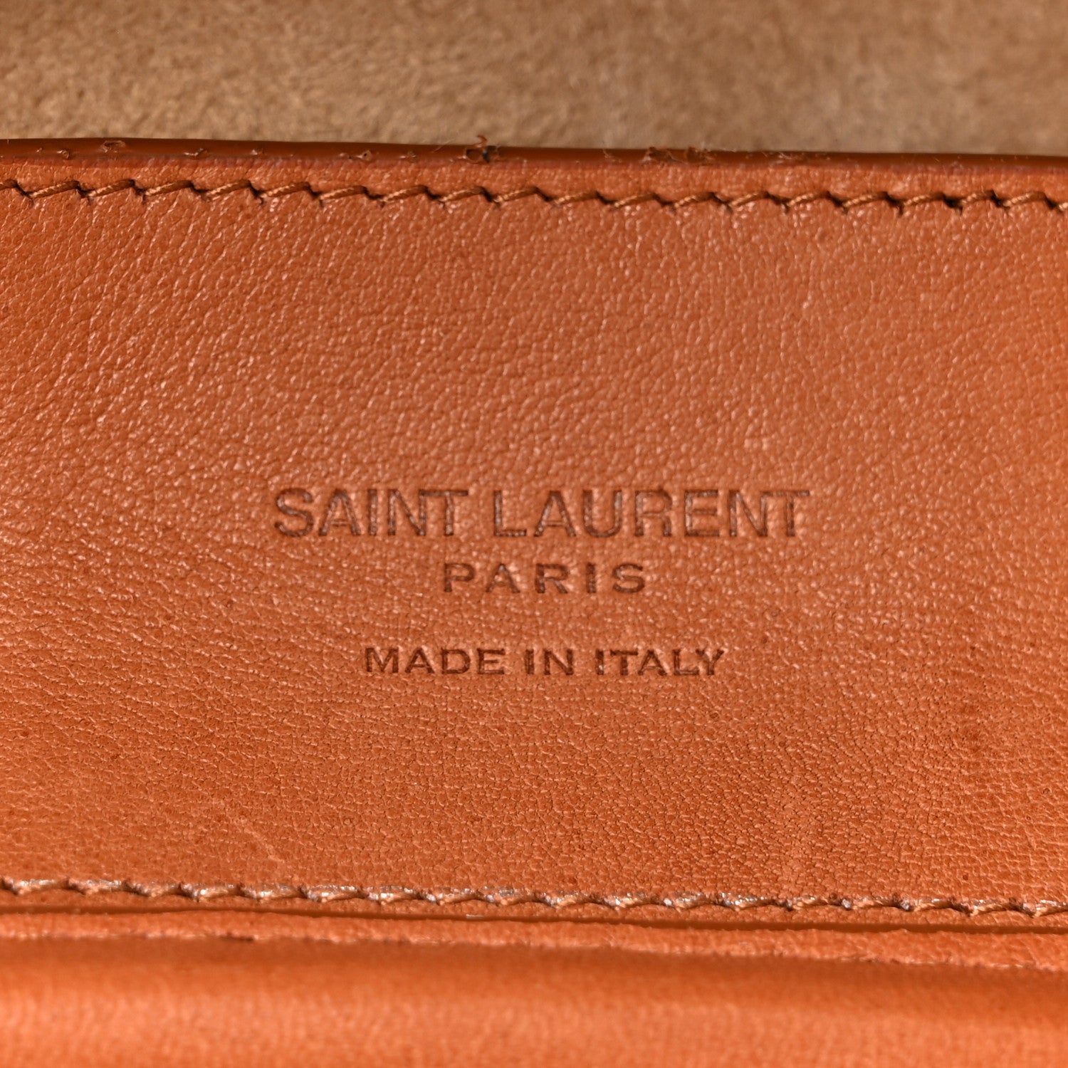Saint Laurent Shearling Tote Natural 8 of 15