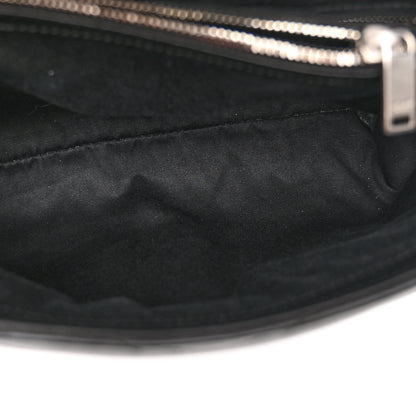 Saint Laurent Calfskin Y Quilted Monogram Medium Loulou Chain Satchel Black 5 of 12
