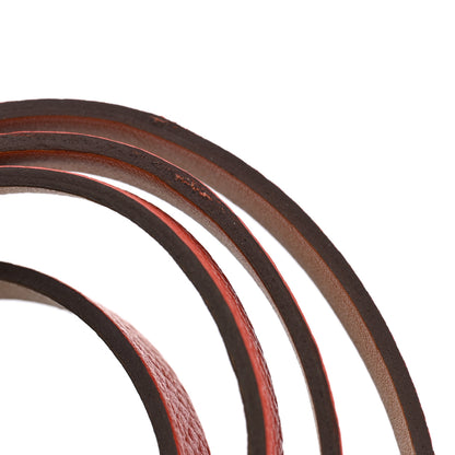 Hermes Epsom Behapi Quad Tour Bracelet M Orange Poppy 4 of 7