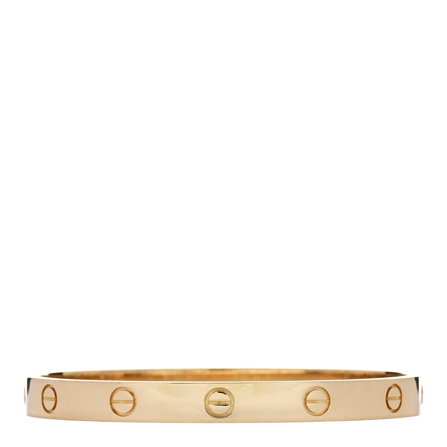 18K Yellow Gold LOVE Bracelet 17