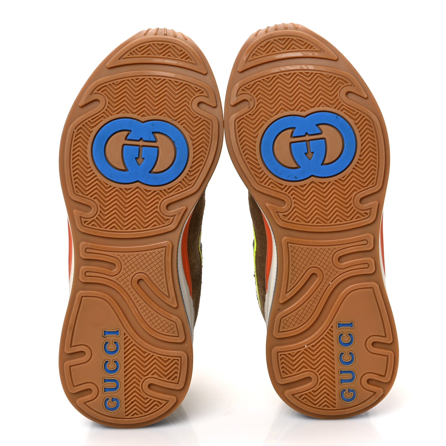 Suede Calfskin Tejus Printed Mens Ultrapace Sneakers 5.5 Natural Ardesia Neon Yellow