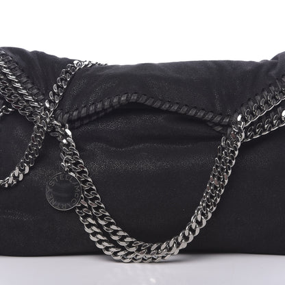 Stella McCartney Shaggy Deer Falabella Fold Over Tote Black 7 of 9