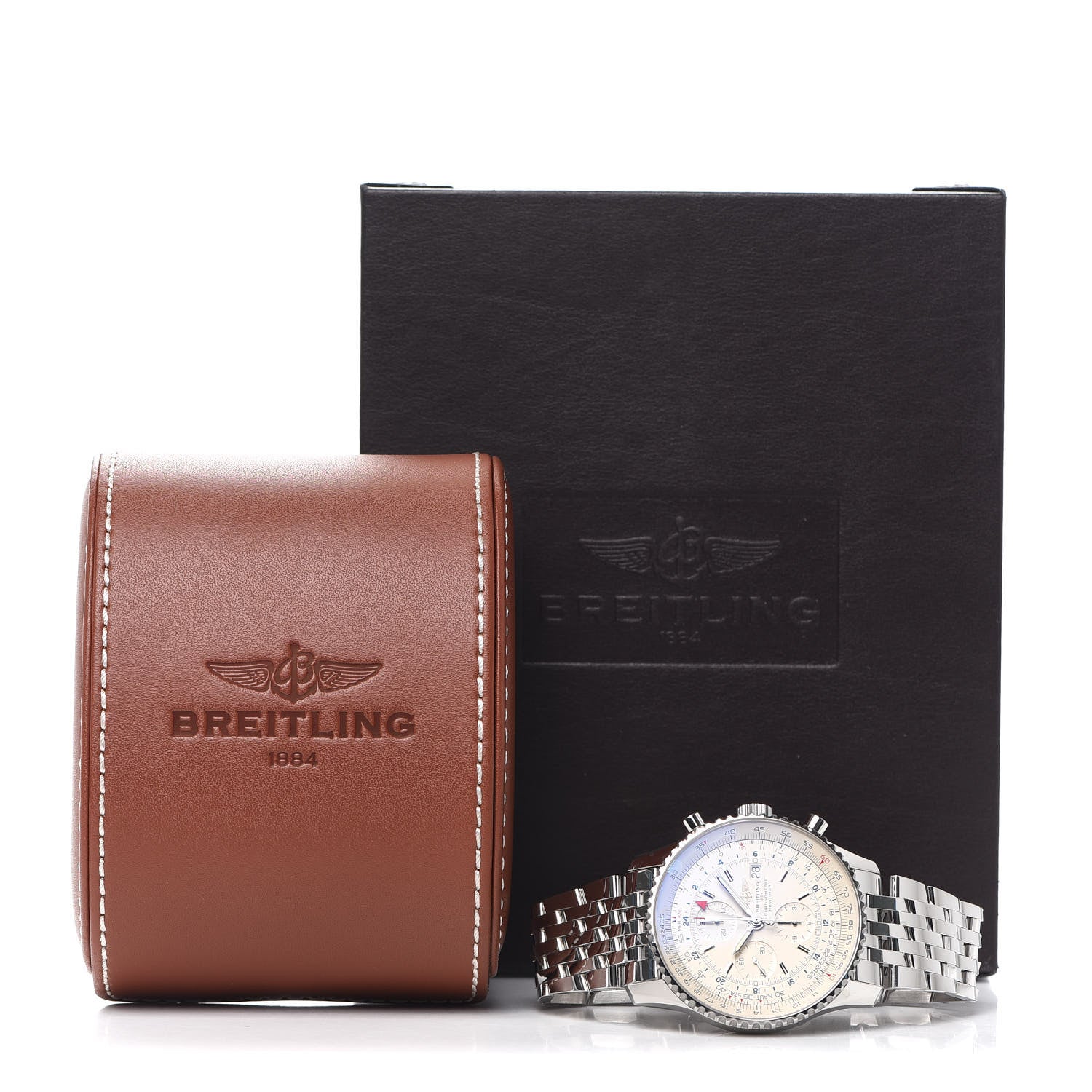 Breitling Stainless Steel 46mm Navitimer World Automatic Watch A24322 6 of 6
