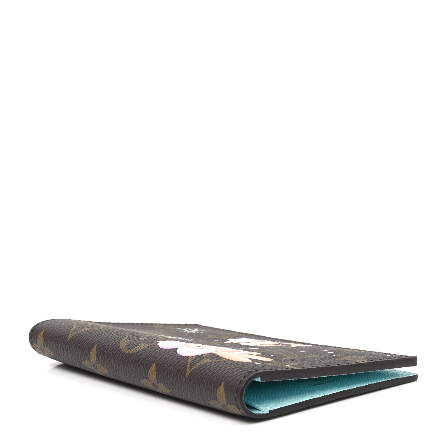 Louis Vuitton Monogram 2025 Christmas Animation Passport Cover Azur Frost 4 of 6
