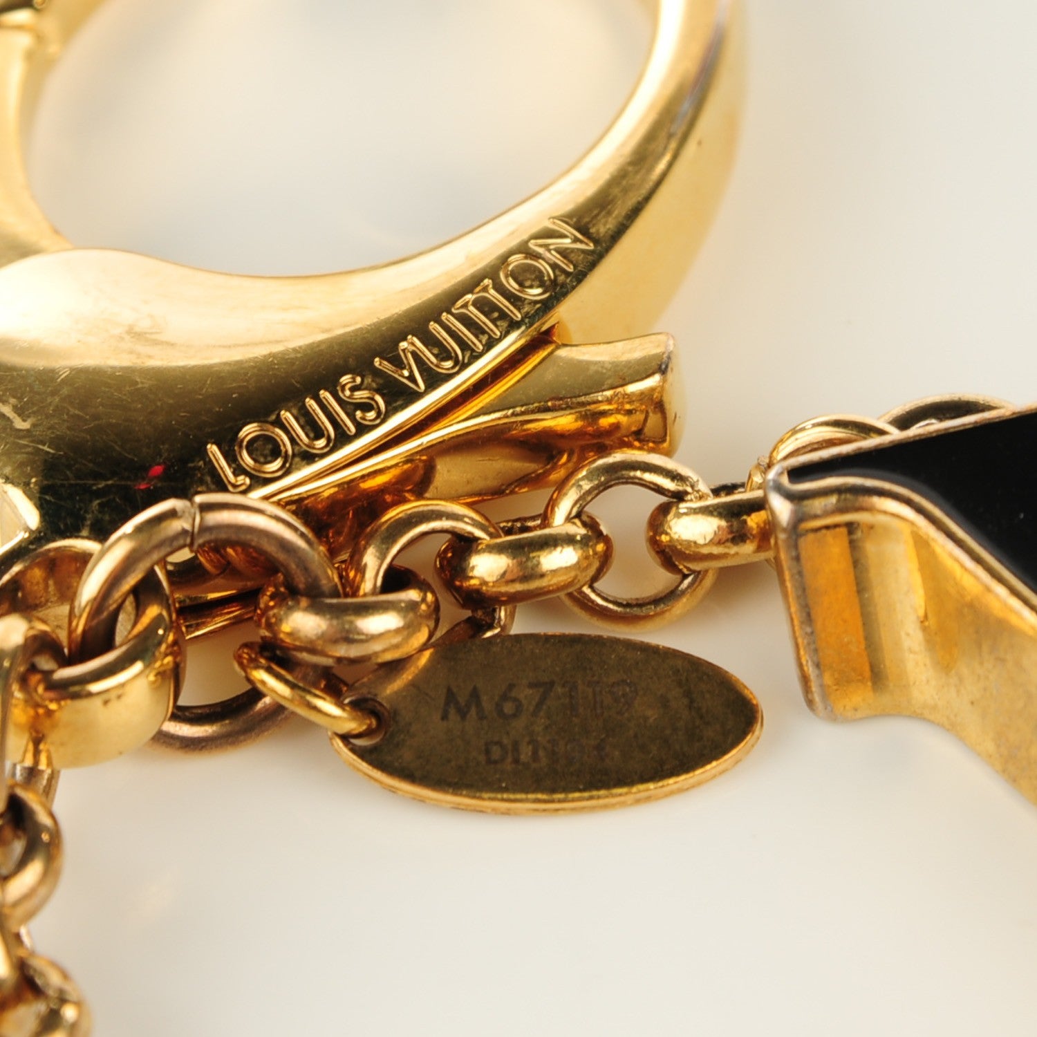 Louis Vuitton Fleur De Monogram Bag Charm Dore 4 of 5