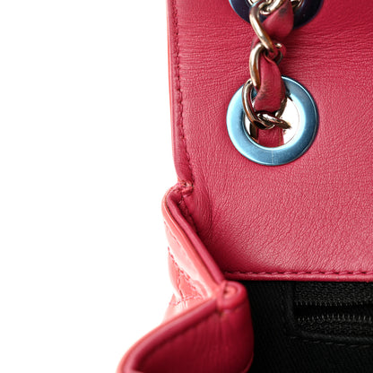 Chanel Patent Quilted Large Coco Shine Flap Pink 12 of 14