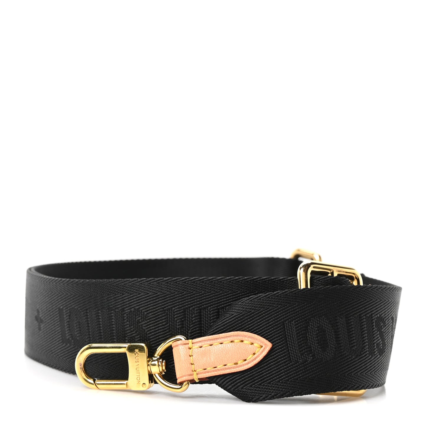 Monogram Multi Pochette Accessories Bandouliere Shoulder Strap Black