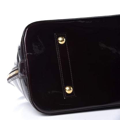 Louis Vuitton Vernis Alma GM Amarante 8 of 15