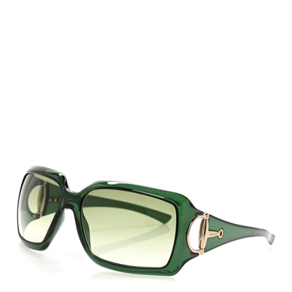 Gucci Acetate Horsebit Sunglasses 2562/S Green 1 of 7