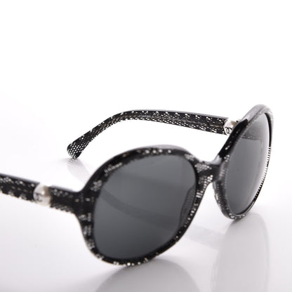 Chanel CC Pearl Sunglasses 5211-H Black 6 of 8