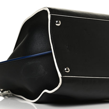 Fendi Vitello Dolce Shiny Nappa Petite 3Jours Tote Black Iris 10 of 13