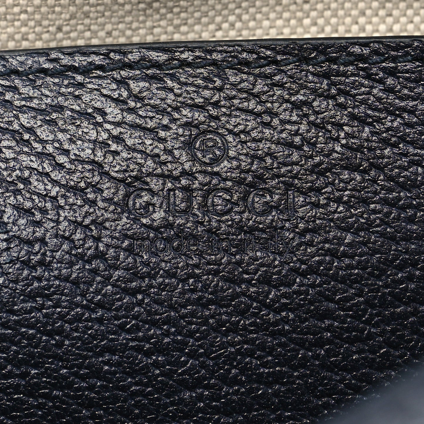 GG Supreme Monogram Textured Dollar Calfskin Web Small Ophidia Camera Bag Beige Blue