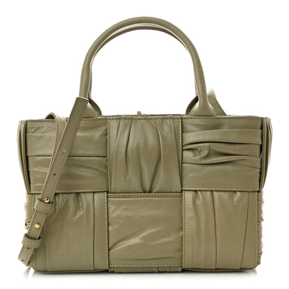 Bottega Veneta Foulard Intrecciato Pleated Arco Tote Travertine 1 of 10
