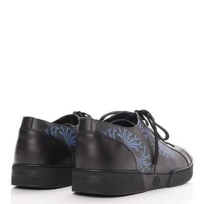 Louis Vuitton Damier Graphite Rope Sneakers 8.5 Blue 4 of 9