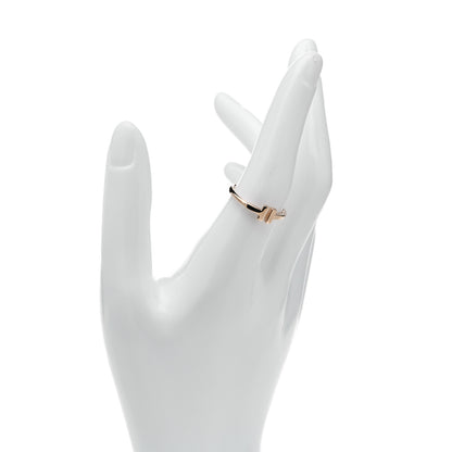 Tiffany 18K Rose Gold T Wire Ring 56 7.5 2 of 5