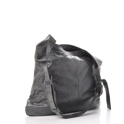 Balenciaga Agneau Giant Brogues Hardware Besace Hobo Storm 3 of 12