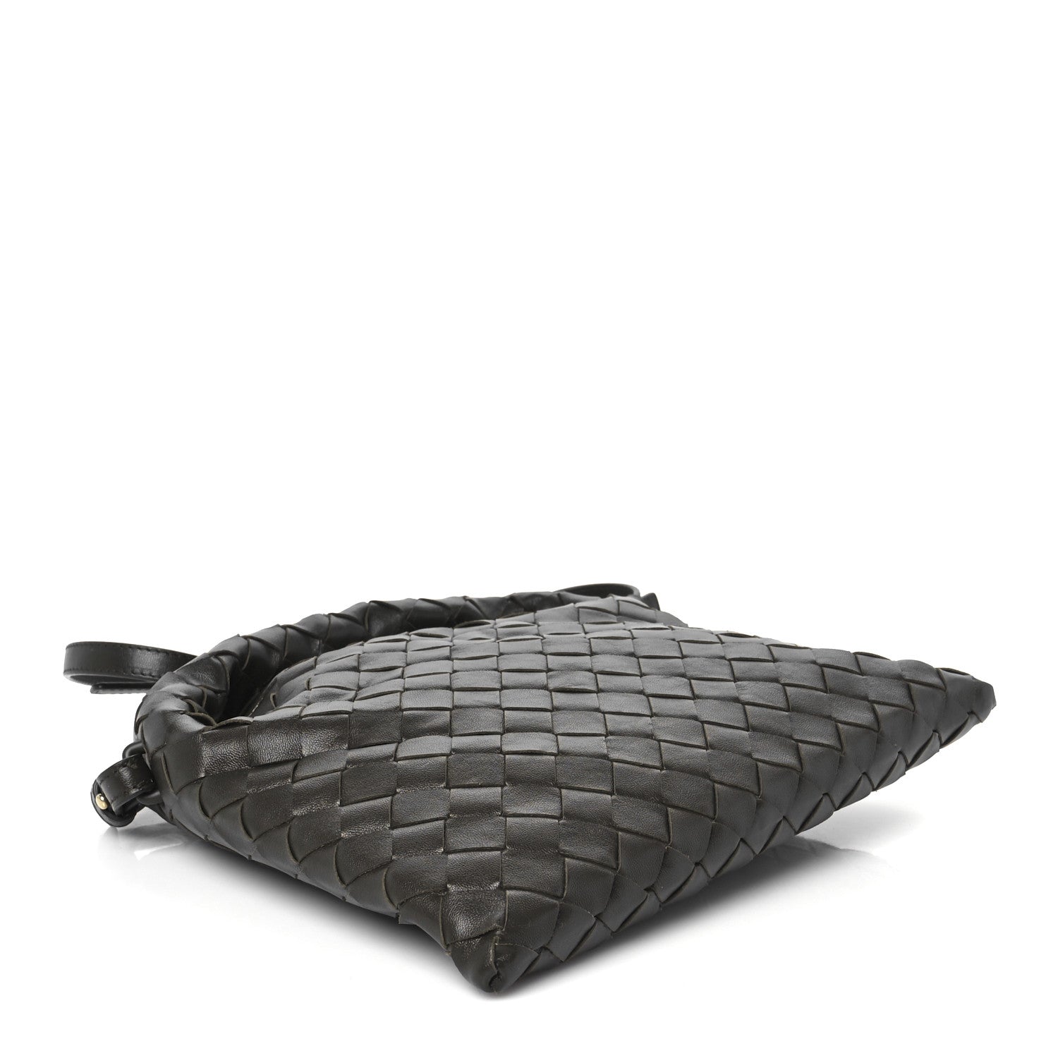 Bottega Veneta Calfskin Intrecciato Mini Hop Kaki 4 of 11