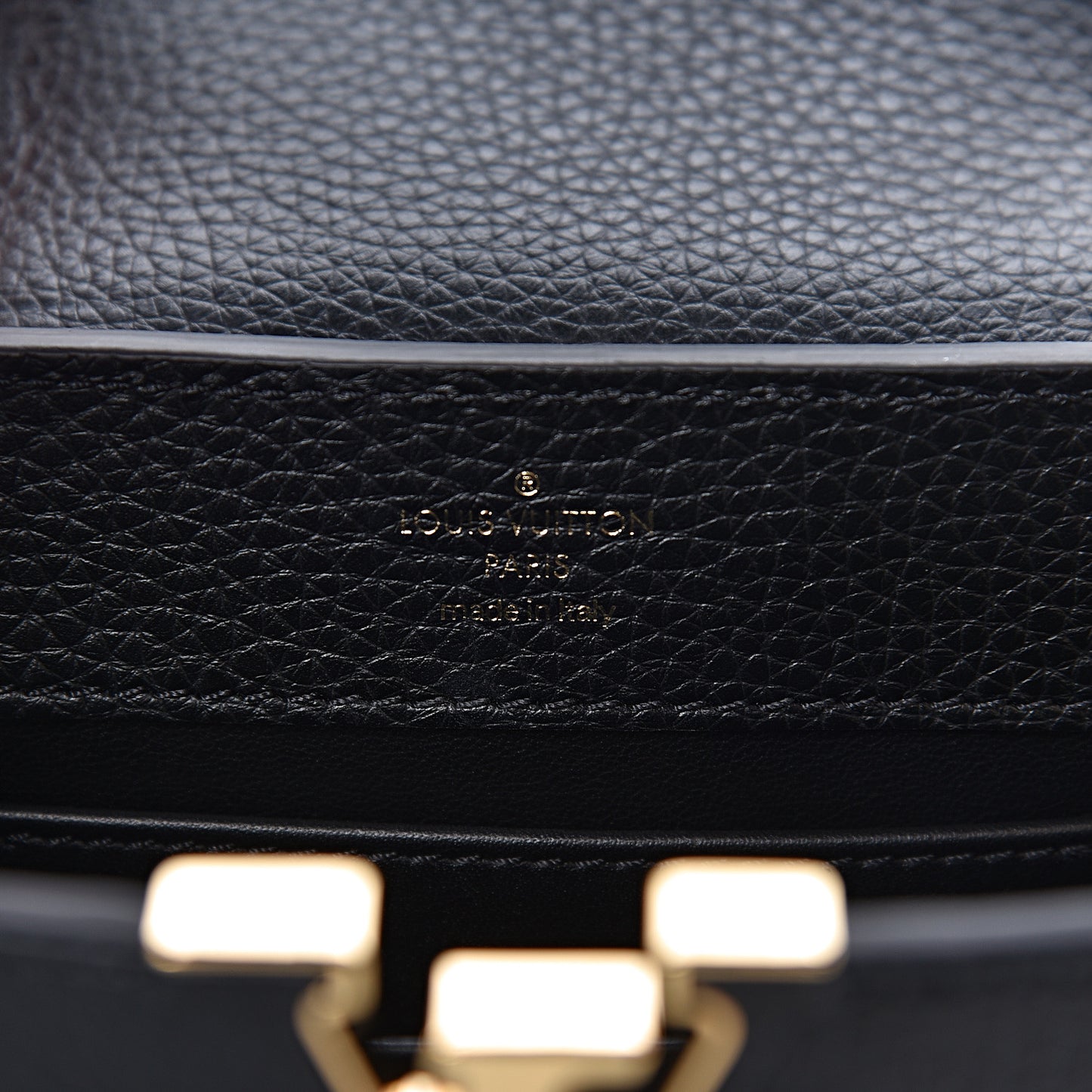 Taurillon Braided Capucines Mini Black