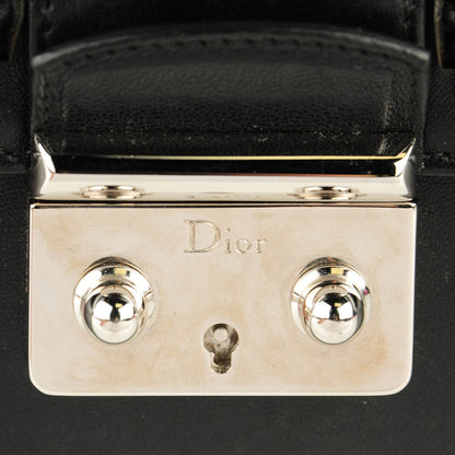 Christian Dior Matte Calfskin Cannage New Lock Bag Black 12 of 12