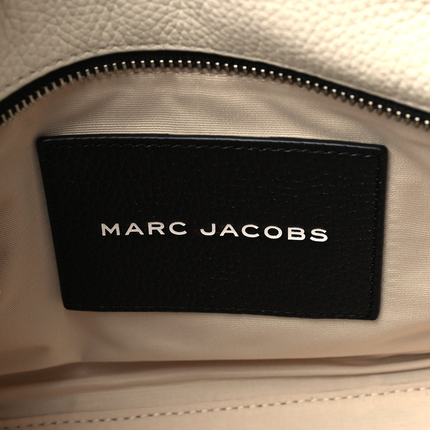 Grained Calfskin Colorblock Mini The Tote Bag Ivory Multi