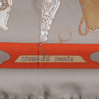 Hermes Silk Carnets de Bal Scarf 90 6 of 8