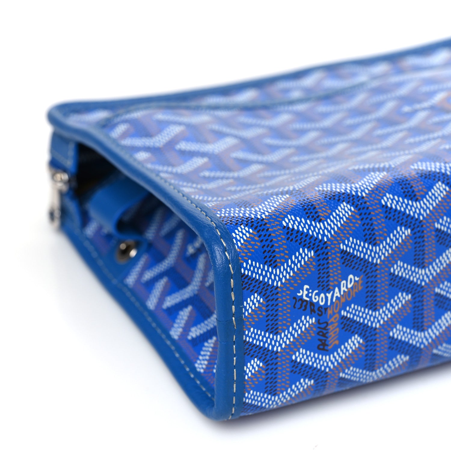 Goyard Goyardine Jouvence Toiletry Pouch Sky Blue 6 of 7
