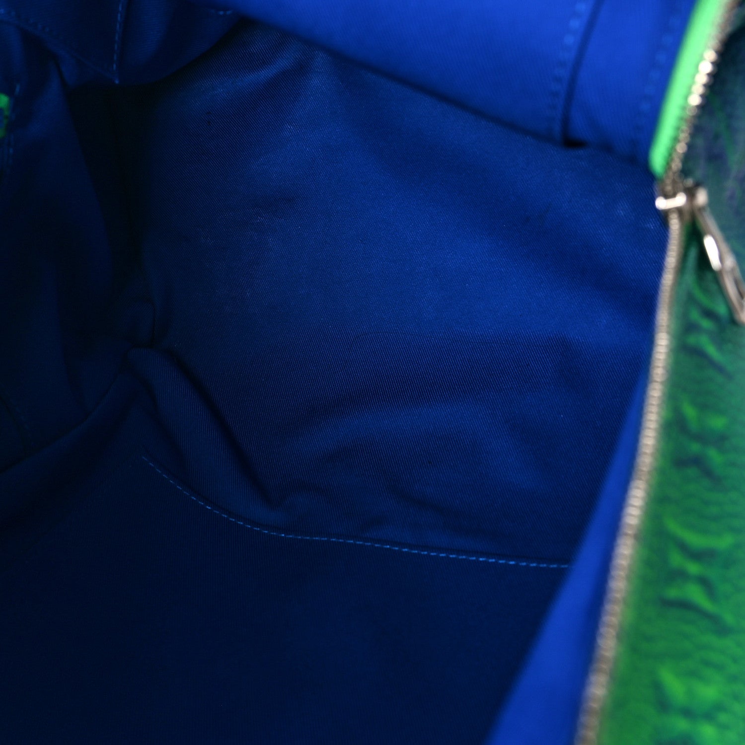 Louis Vuitton Taurillon Illusion Multipockets Backpack Bleu Vert 5 of 10