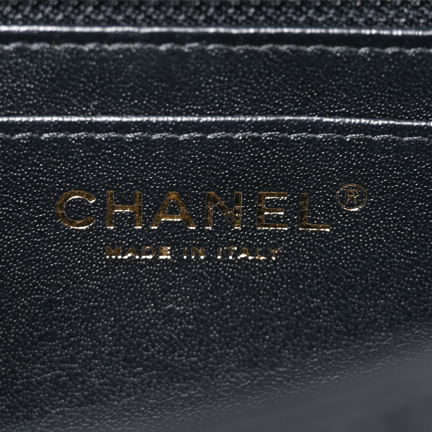 Lambskin Quilted Mini Rectangular Flap Black