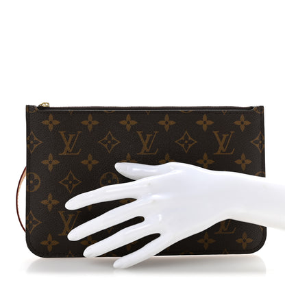 Louis Vuitton Monogram Neverfull MM GM Pochette 2 of 8