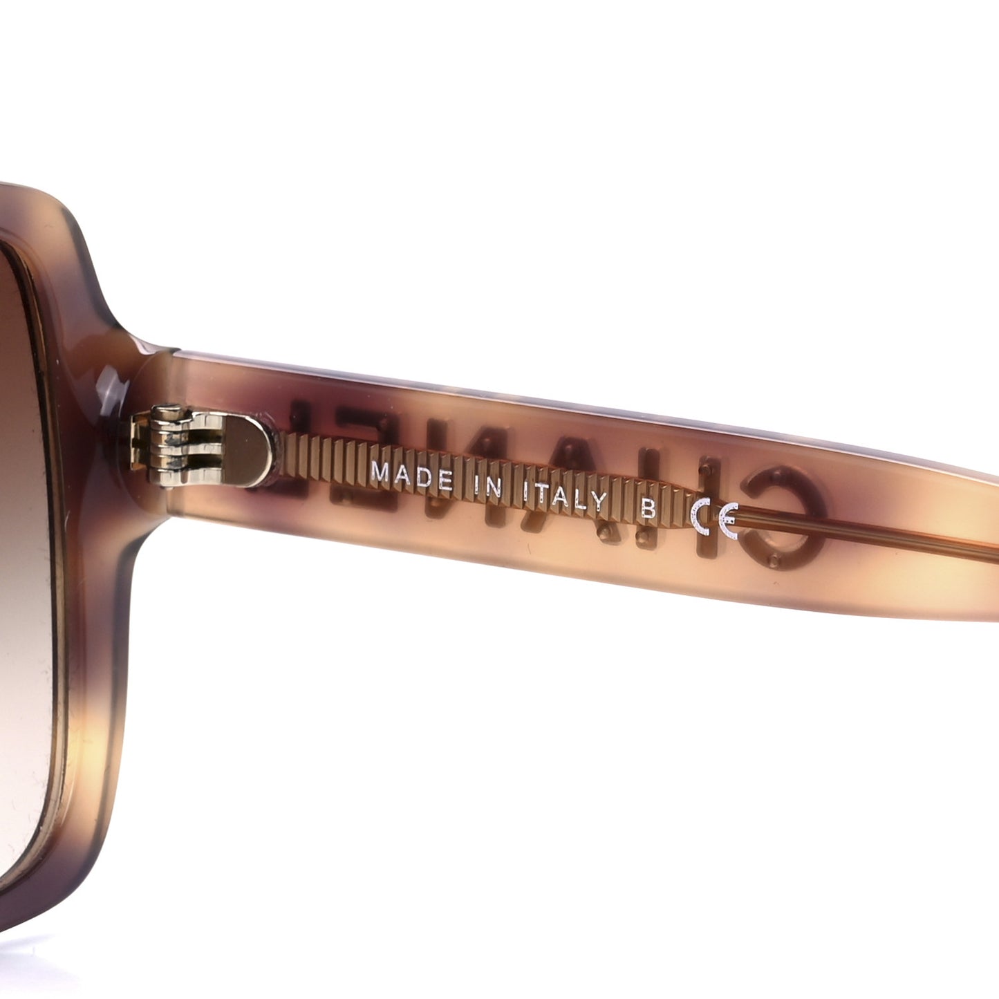 Acetate Polarized Square Sunglasses 5408-A Brown