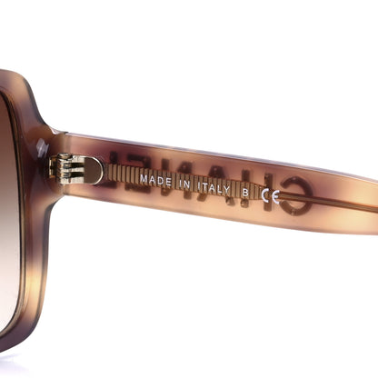 Chanel Acetate Polarized Square Sunglasses 5408-A Brown 6 of 8