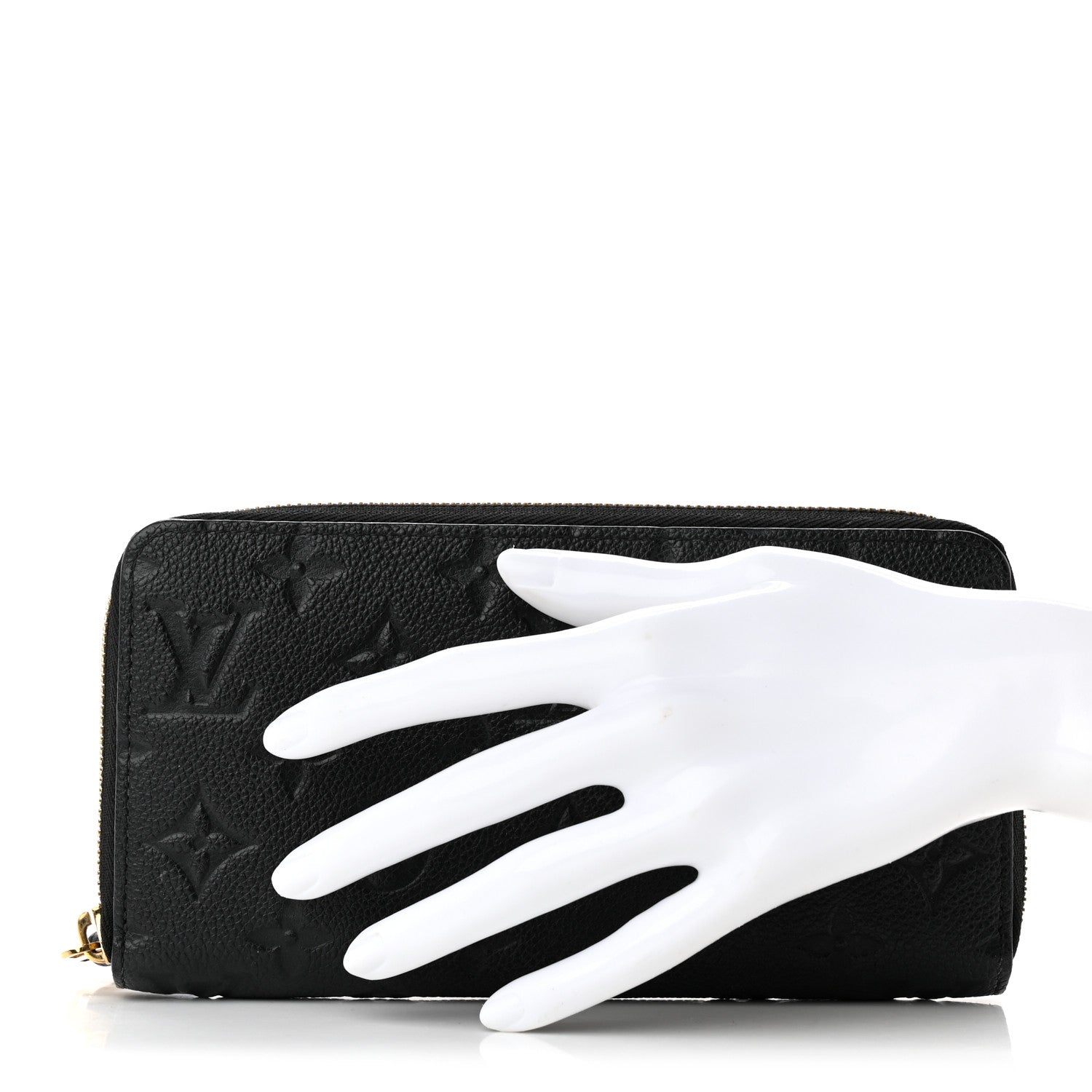 Louis Vuitton Empreinte Zippy Wallet Black 2 of 9